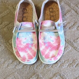 Hey Dude Women's Tie-Dye Slip-On Shoes